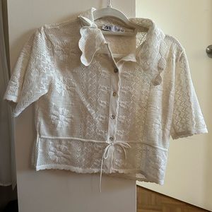 Zara lace shirt